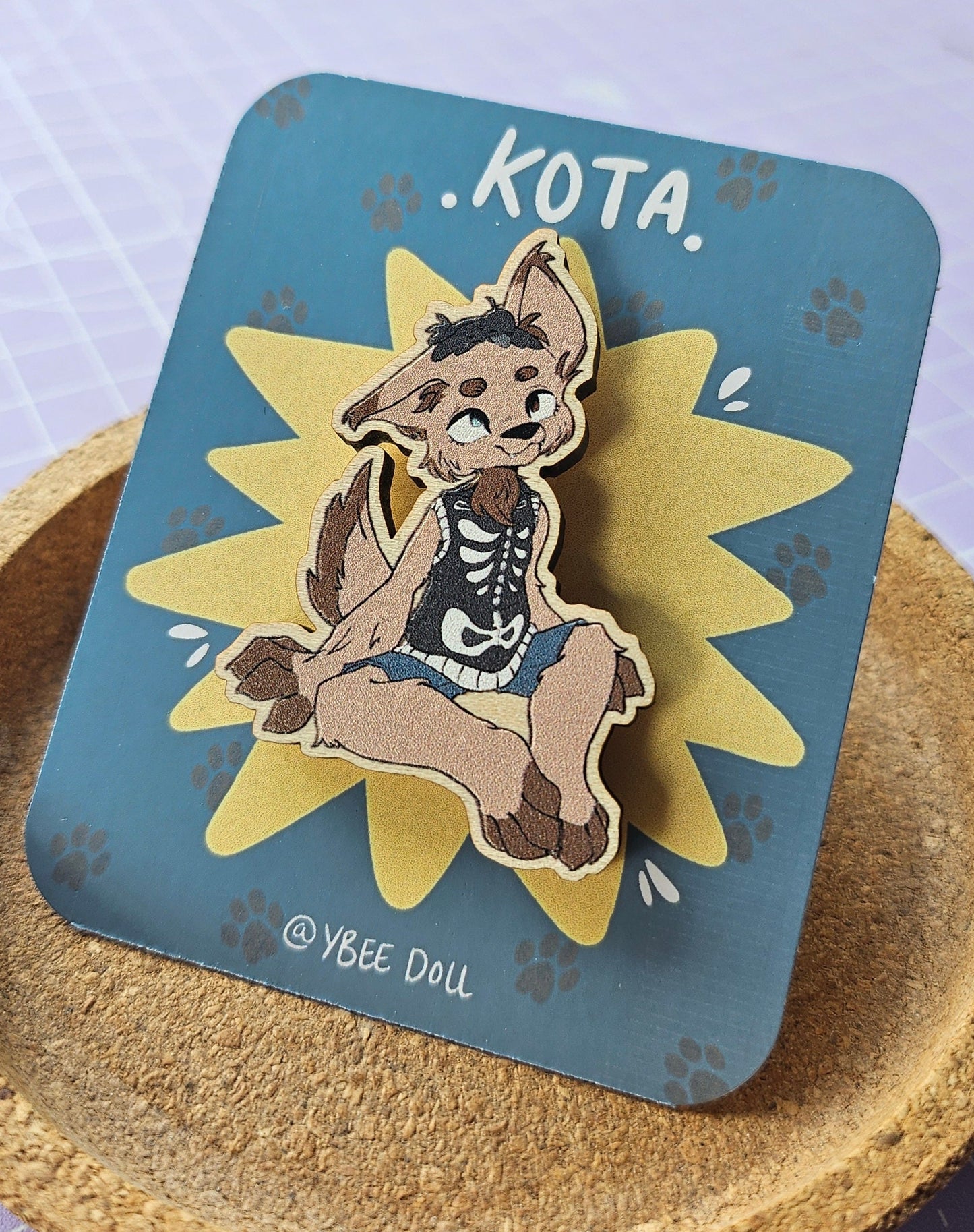 Kota Wooden Pin (1.75 inch)