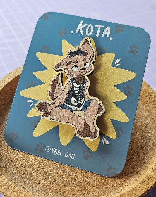 Kota Wooden Pin (1.75 inch)